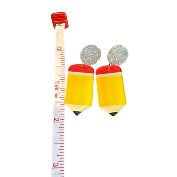 3/$20 Colorful Pencil Earrings - Picture 6 of 7